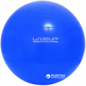 Фітбол LiveUp Gym Ball 65 см Blue (LS3221-65b) краща модель в Полтаві