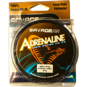 Шнур Savage Gear SG Adrenaline HD 120 м 0.35 мм 27 кг (42817) лучшая модель в Полтаве