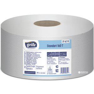 Туалетная бумага Grite Standart 508 отрывов 2 слоя 12 рулонов (4770023483017) ТОП в Полтаве