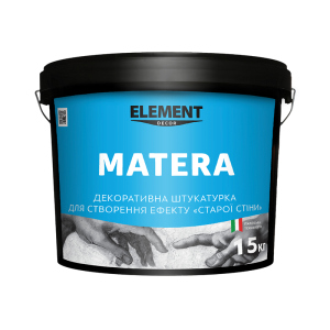 Декоративная штукатурка MATERA ELEMENT DECOR 15 кг лучшая модель в Полтаве