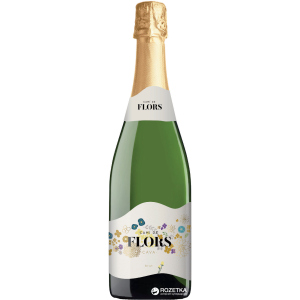 Вино ігристе Cami de Flors Cava Brut біле сухе 0.75 л 11.5% (8410644611609) краща модель в Полтаві