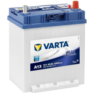 Автомобільний акумулятор Varta Blue Dynamic 40А Єв Тонка клема (-/+) ASIA A13 (330EN) (540125033) краща модель в Полтаві