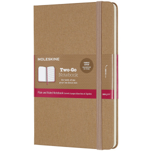 Записная книга Moleskine Two-Go 11.5 x 17.5 см 144 страницы Бежевая (8058647620206) лучшая модель в Полтаве