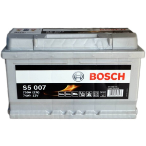 Автомобільний акумулятор Bosch 74Аh Єв (-/+) S5007 (750EN) (0 092 S50 070) ТОП в Полтаві