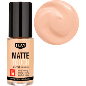 Основна основа Hean Matte Touch foundation 002 натуральний 30 мл (5907474472300) ТОП в Полтаві