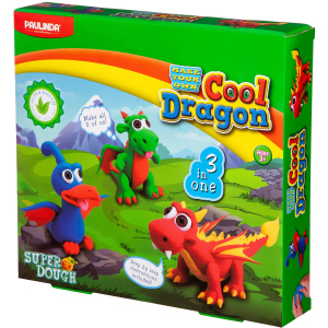 Масса для лепки Paulinda Super Dough Cool Dragon Драконы 3 в 1 (PL-081554) ТОП в Полтаве