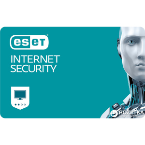 Антивирус ESET Internet Security (4 ПК) лицензия на 12 месяцев Базовая (электронный ключ в конверте) ТОП в Полтаве