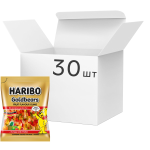 Упаковка конфет жевательных HARIBO Gold bears 80 г х 30 шт (9002975308397) лучшая модель в Полтаве