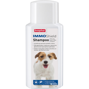 Шампунь Beaphar Immo Shield Shampoo for Dogs от блох, клещей и комаров для собак 200 мл (14179) (8711231141791) ТОП в Полтаве