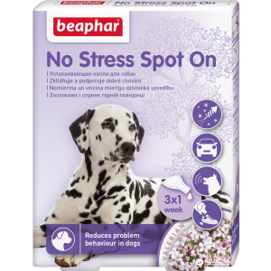 Антистресс капли Beaphar No Stress Spot On dog для собак 3 пипетки (13912) (8711231139125) рейтинг