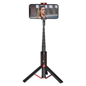 Селфі палиця зі штативом та Bluetooth кнопкою JOYROOM Phantom Series Tripod AB202. Black ТОП в Полтаві