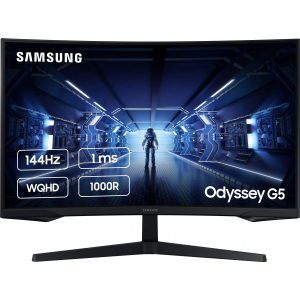 Монітор 31.5" Samsung Odyssey G5 LC32G54T Black (LC32G54TQWIXCI) краща модель в Полтаві