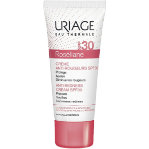 Сонцезахисний крем для обличчя Uriage Roséliane Crème Anti-Rougeurs SPF 30 Проти почервоніння 40 мл (3661434005350) краща модель в Полтаві