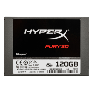 Kingston SSD HyperX Fury 3D 120GB 2.5" SATAIII TLC (KC-S44120-6F) в Полтаве