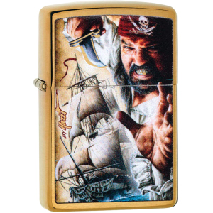 Зажигалка Zippo 204B Mazzi Золотистая (Zippo 29781) ТОП в Полтаве