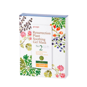 Увлажняющая маска для лица Petitfee Resurrection Plant Soothing Gel Mask 10 х 30 г (8809508850092) ТОП в Полтаве