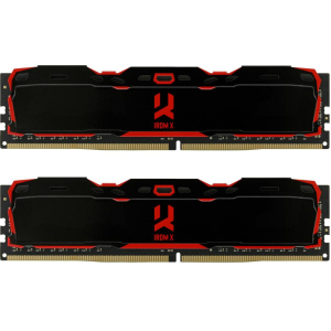 Модуль пам&яті для комп&ютера DDR4 16GB (2x8GB) 2666 MHz IRDM Black GOODRAM (IR-X2666D464L16S/16GDC) рейтинг