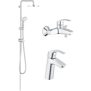 Набір змішувачів GROHE Eurosmart 123389M (23324001+27389002+33300002) ТОП в Полтаві