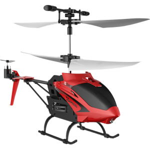 Вертолет Syma S5H 2.4 ГГц 23 см со светом, барометром и гироскопом Red (S5H_red) (6946702902980) лучшая модель в Полтаве