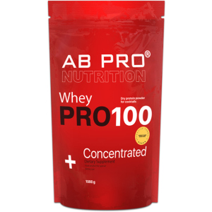 Protein AB PRO PRO 100 Whey Concentrated 1000 g Chocolate (PRO1000ABCH39) в Полтаві