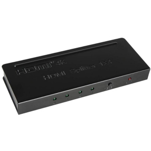 Спліттер PowerPlant HDSP4-M HDMI 1x4 V1.4, 4K (CA911509) в Полтаві