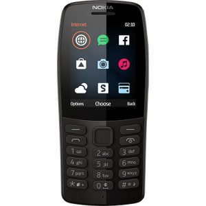 Мобильный телефон Nokia 210 Dual Sim Black (16OTRB01A02) ТОП в Полтаве