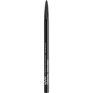 Карандаш для бровей NYX Professional Makeup Precision Brw Pncl 06 Black 0.13 г (800897097301) лучшая модель в Полтаве