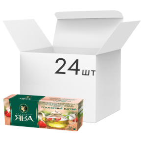 Упаковка чаю пакетованого Принцеса Ява Полуничний настрій 24 шт по 25 пакетиків х 1.5 г (4823096806235)