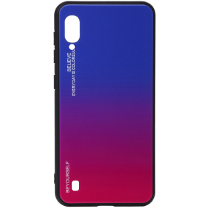 Панель BeCover Gradient Glass для Samsung Galaxy M10 2019 SM-M105 Blue-Red ТОП в Полтаві