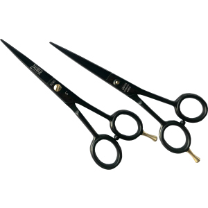 Ножиці перукарські Zauber-manicure Чорні 1040 5.0 (1040) (4004904110403)