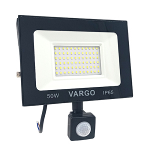 LED прожектор з датчиком руху VARGO 50W 220V 6500K краща модель в Полтаві