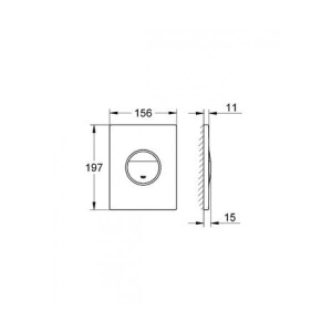 Клавіша змиву Grohe Ondus 38766000