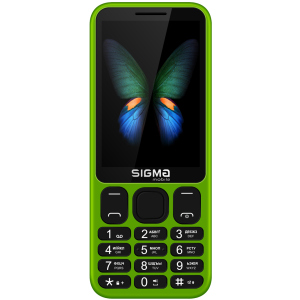 Мобильный телефон Sigma mobile X-Style 351 Lider Green надежный