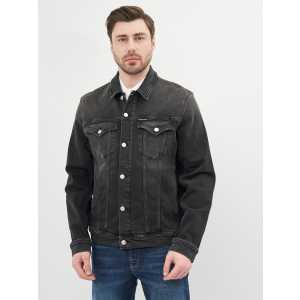 Джинсова куртка Calvin Klein Jeans Foundation Jacket J30J317247-1BY L Denim Black (8719853601426) краща модель в Полтаві