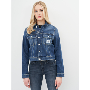 Джинсова куртка Calvin Klein Jeans Cropped 90'S Denim Jacket J20J215381-1BJ S Denim Dark (8719853611180) ТОП в Полтаві