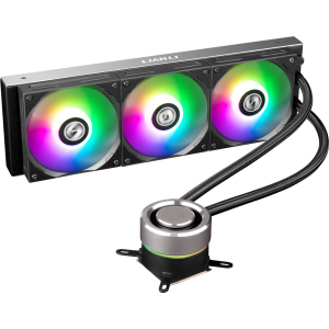 Система рідинного охолодження Lian Li Galahad AIO 360 Black Liquid Cooler with RGB (G89.GA360B.00) ТОП в Полтаві