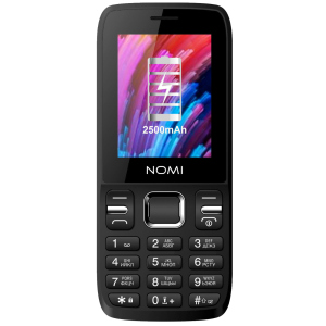 Мобільний телефон Nomi i2430 Black рейтинг