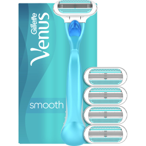 Станок для бритья женский Venus Smooth с 5 сменными картриджами (7702018363490) лучшая модель в Полтаве