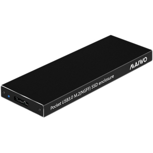 Внешний карман Maiwo для M.2 SSD (NGFF) SATA - USB 3.0 (K16N black) в Полтаве