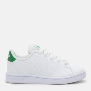 хорошая модель Кеды детские Adidas Advantage K EF0213 30 Ftwwht/Green/Gretwo (4061622793516)