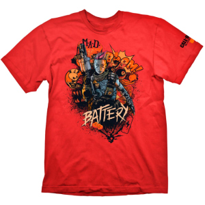 Футболка Gaya COD "Black Ops 4 T-Shirt Battery Red" S (GE6301S) ТОП в Полтаві