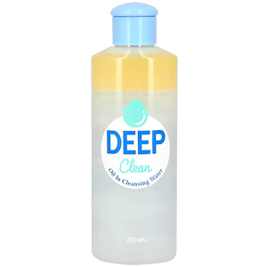 Двофазний засіб для зняття макіяжу A'pieu Deep Clean Oil In Cleansing Water 165 мл (8809581455924) краща модель в Полтаві