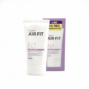 Солнцезащитный матирующий крем A'pieu Super Air Fit Mild Sunscreen Matte SPF50+ PA++++ 80 мл (8809643530552) ТОП в Полтаве