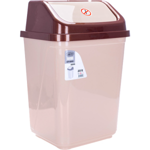 Корзина для мусора Violet House 35х22.5х30 см Coffee-capucino (0099 COFFEE-CAPPUCHINO с/кр.20 л) рейтинг