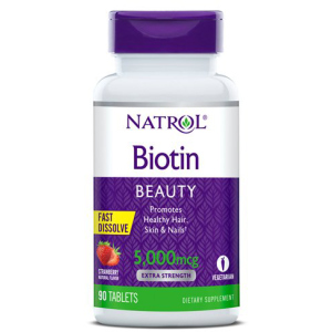 Витамины Natrol Biotin 5000 мкг Straw 90 таблеток (047469063238) в Полтаве