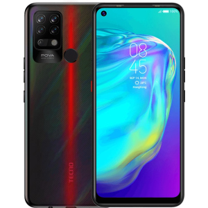 Мобильный телефон Tecno POVA 6/128GB Dazzle Black лучшая модель в Полтаве