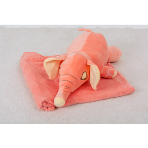 Плед дитячий MirSon №1061 Elephant Pink 120х160 (2200003094138)