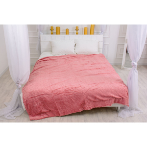 Плед MirSon №1003 Damask Pink 150x200 (2200002979979) лучшая модель в Полтаве