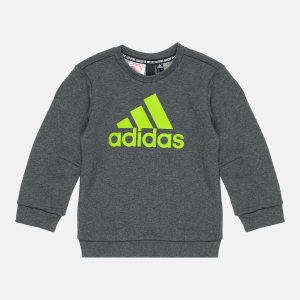 Світшот дитячий Adidas Must Haves Crew FP8935 128 см Dark Grey Heather (4062049186561) краща модель в Полтаві
