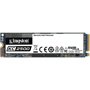 Kingston KC2500 500GB NVMe M.2 2280 PCIe 3.0 x4 3D NAND TLC (SKC2500M8/500G)